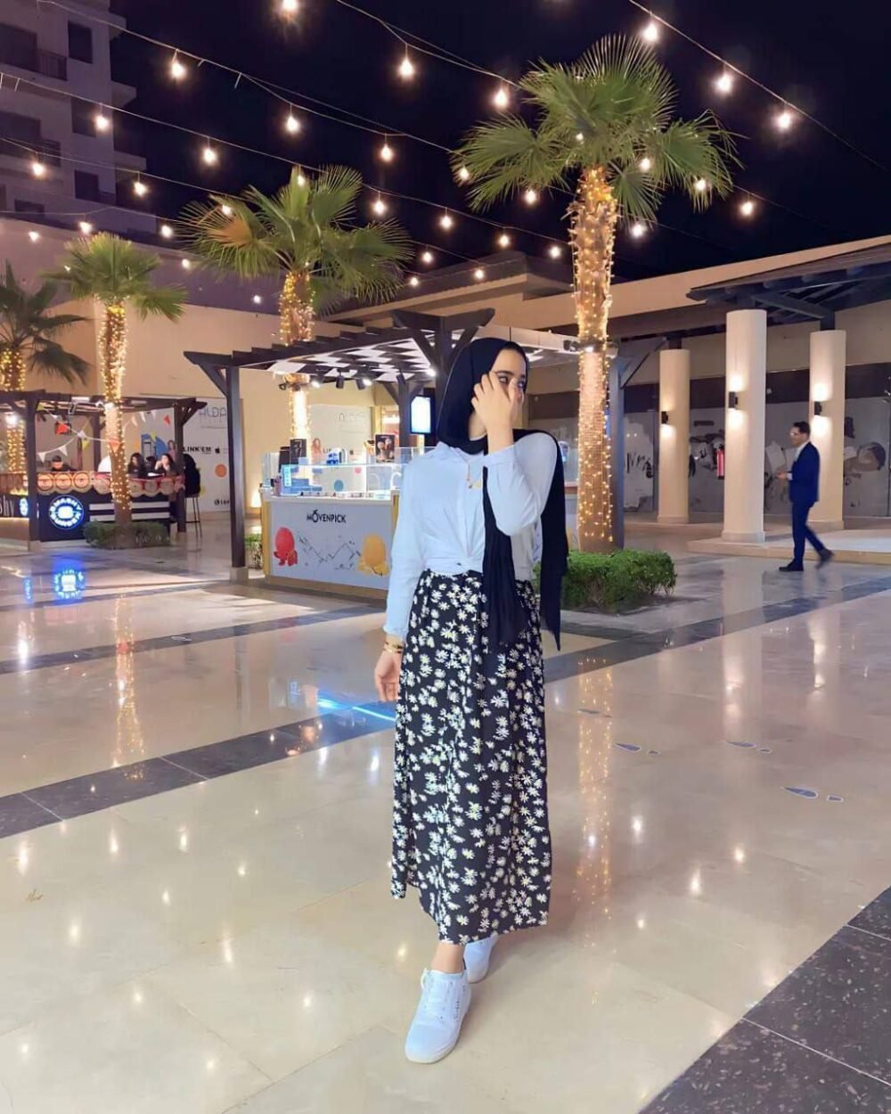 ⁦ترند كل موسم 💃💃💃💃💃💃💃💃  اسكيرت قمر عباد الشمس وصلت و جبتهالكم   ب🔥🔥🔥 وان سايز 75ك⁩ - الصورة ⁦3⁩